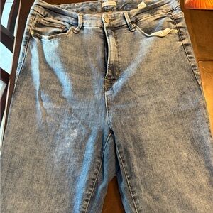 Good American Blue Flare & Wide Leg Jeans